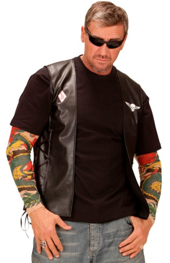 Biker Weste Rocker Gilet Töfflibuebe
