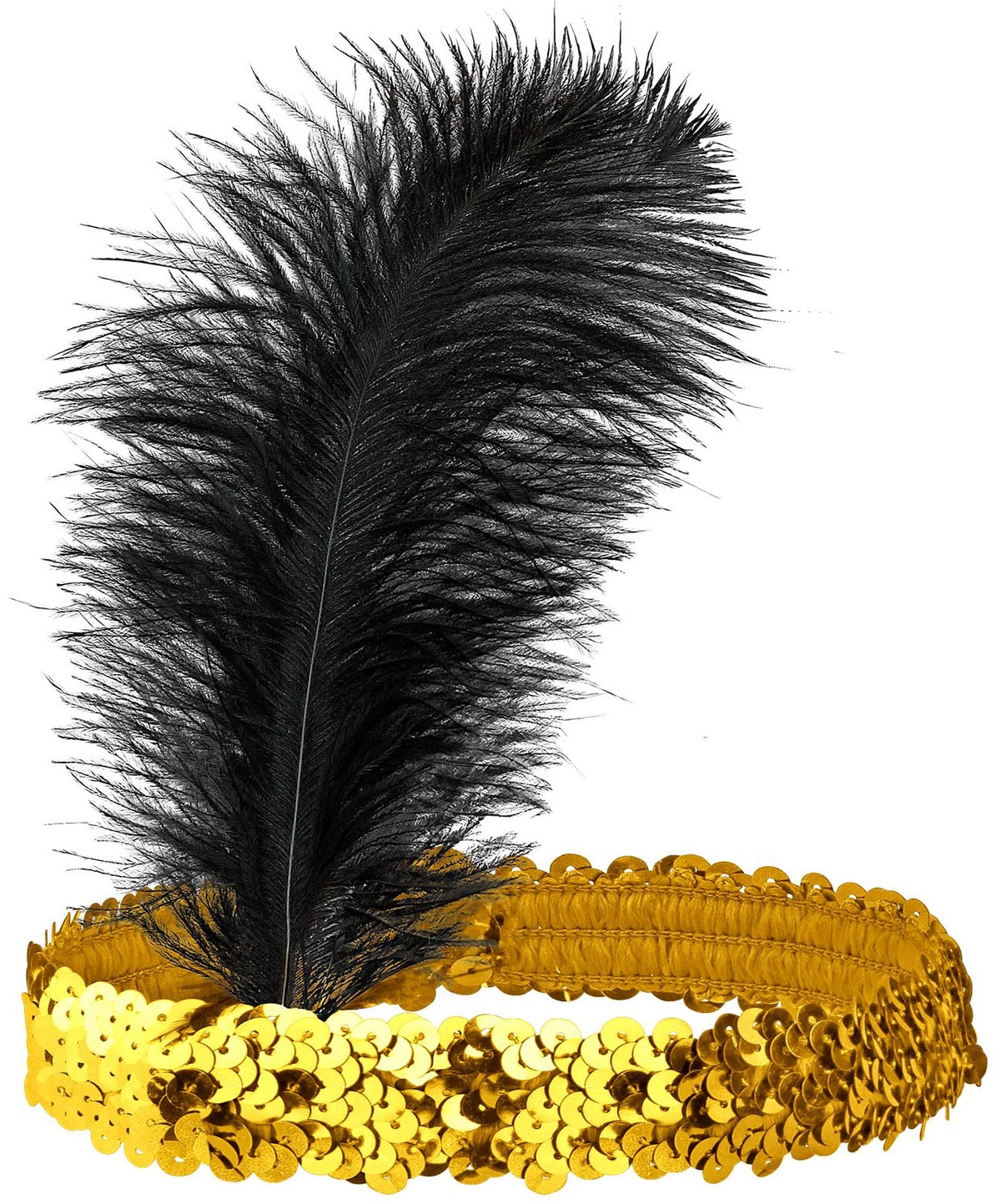 20er Jahre Stirnband mit Feder – Great Gatsby