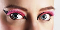 Künstliche Wimpern Party