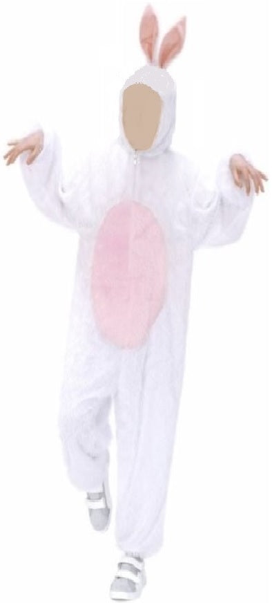 Hasen Kostüm aus Mikrofaser - Weisser Hase Kostüm