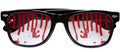 Halloween Brille mit Blut