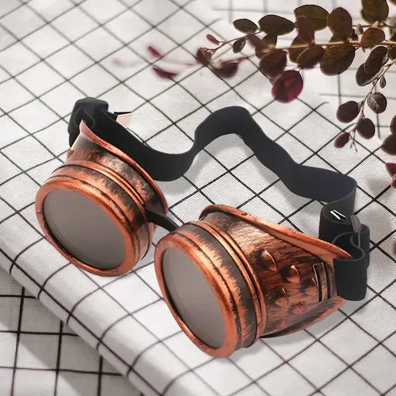 Steampunk Brille – Vintage Pilotenbrille