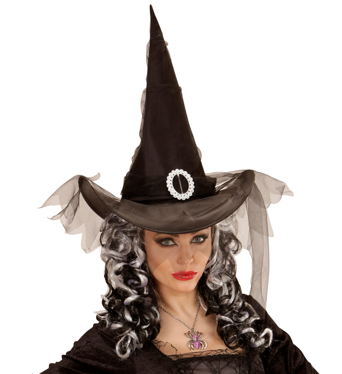 Hexenhut mit Tüll – Halloween Hut