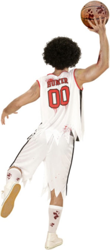 Zombie Kostüm Blutiger Basketballer für Halloween