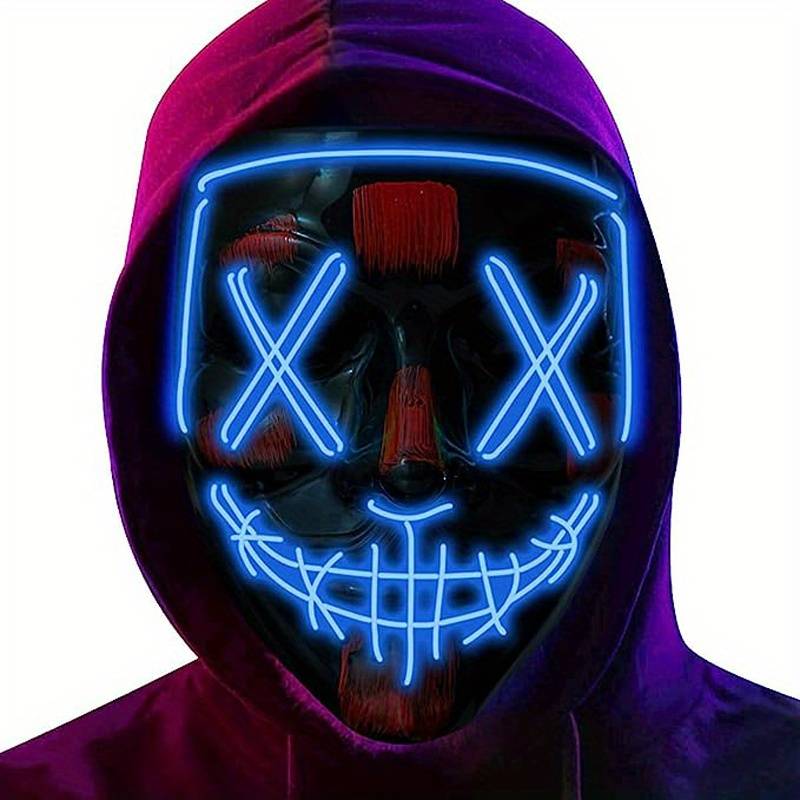 LED Maske – Purge Halloween Maske