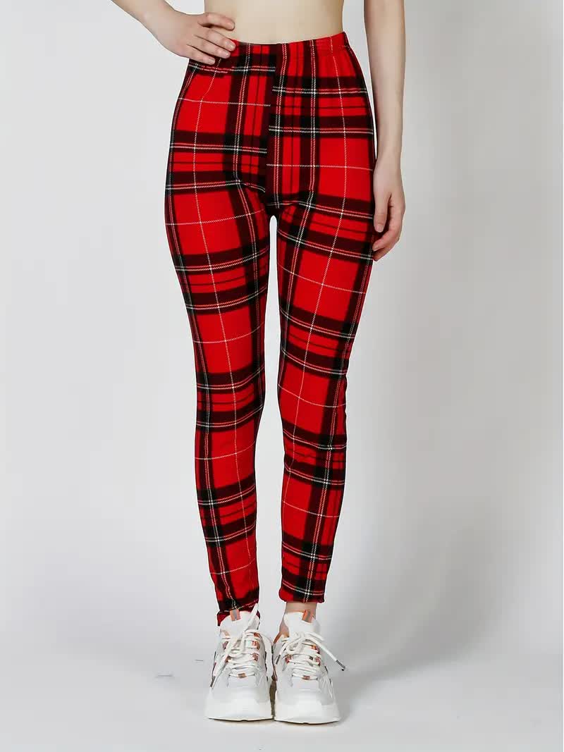 Karo Leggings – Punk & Schotten Look