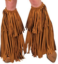 Beinstulpen mit Fransen – Indianer & Hippie