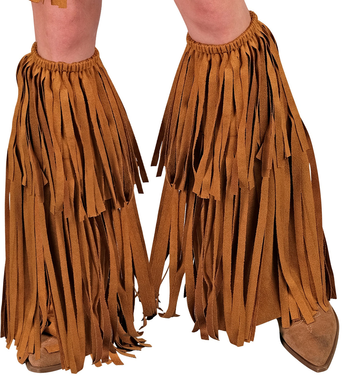 Beinstulpen mit Fransen – Indianer & Hippie
