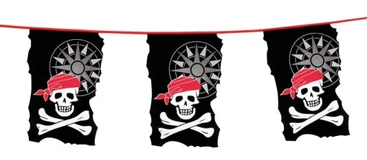 Piratengirlande – Piraten Dekoration