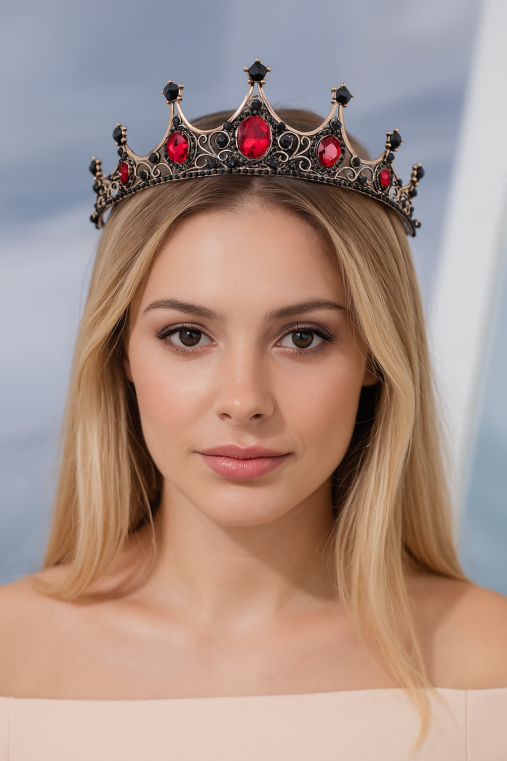 Diadem mit Edelsteinen – Prinzessin & Fee