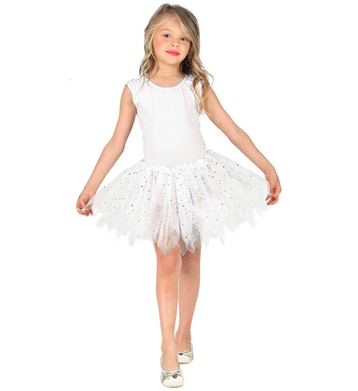 Petticoat mit Glitzer für Kinder – Engel Tutu
