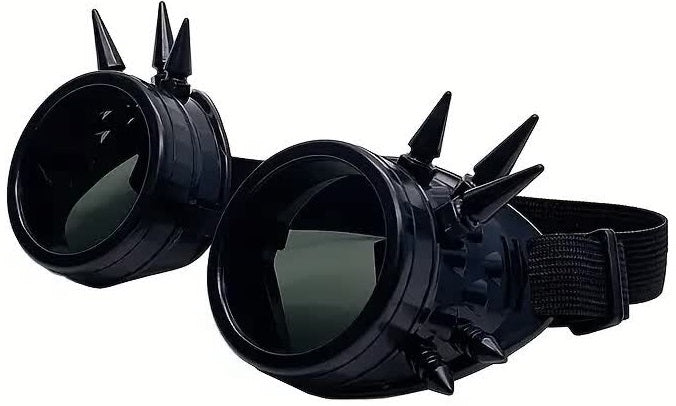Steampunk Brille mit Spikes – Gothic
