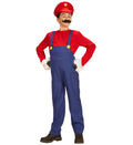 Super Mario Kostüm für Kinder mit Mütze