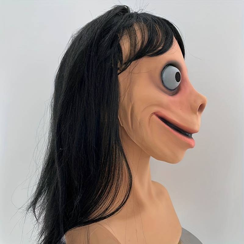 Momo Maske aus Latex – Creepy Doll