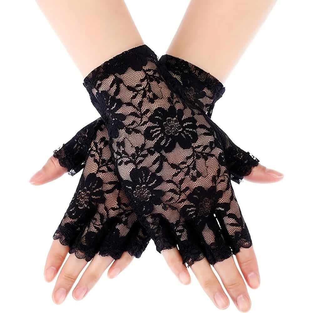 Spitzenhandschuhe fingerlos – Hochzeit