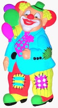 Clown Dekoration zum Aufhängen – Fasnachtsdekoration