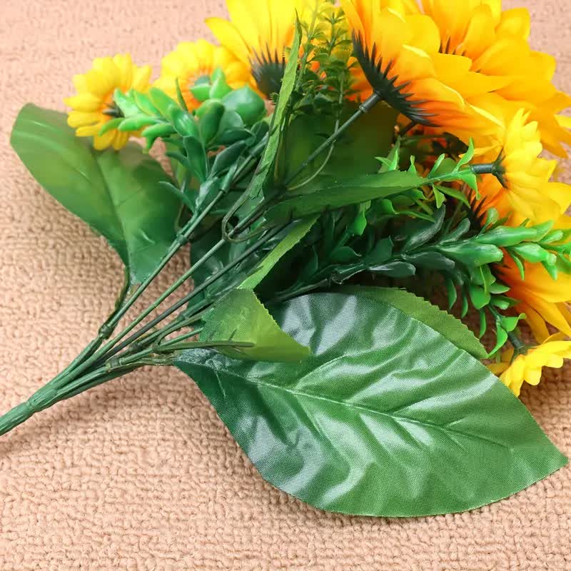 Sonnenblumen Strauss mit 13 Kunstblumen
