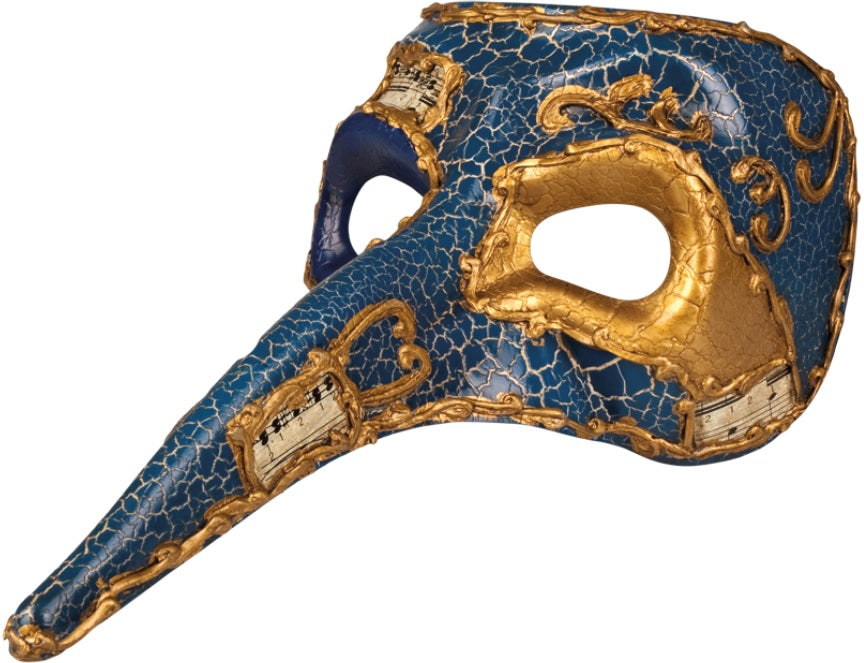 Venezianische Vogelmaske mit langem Schnabel