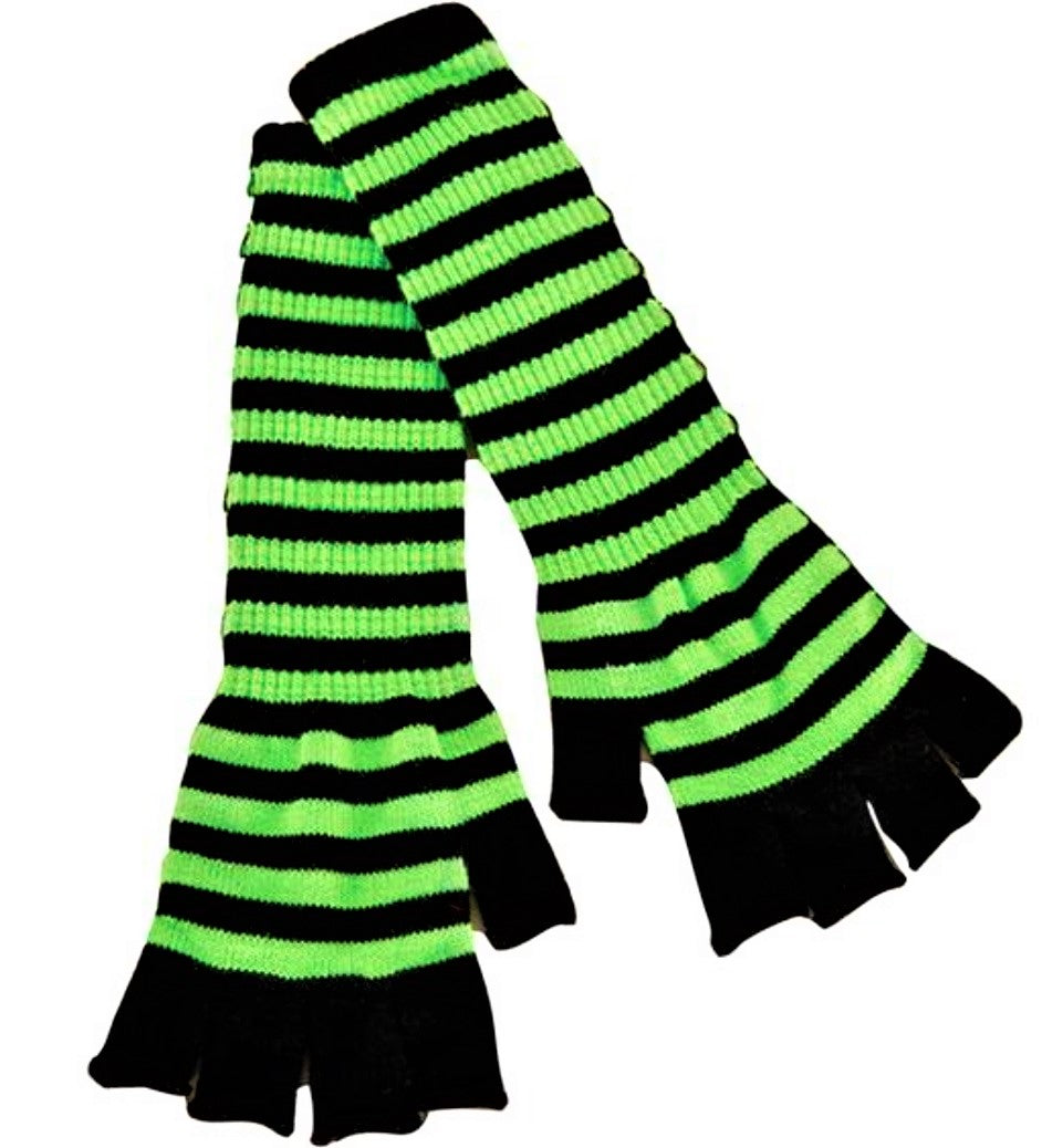 Strickhandschuhe fingerlos – 80er Handschuhe