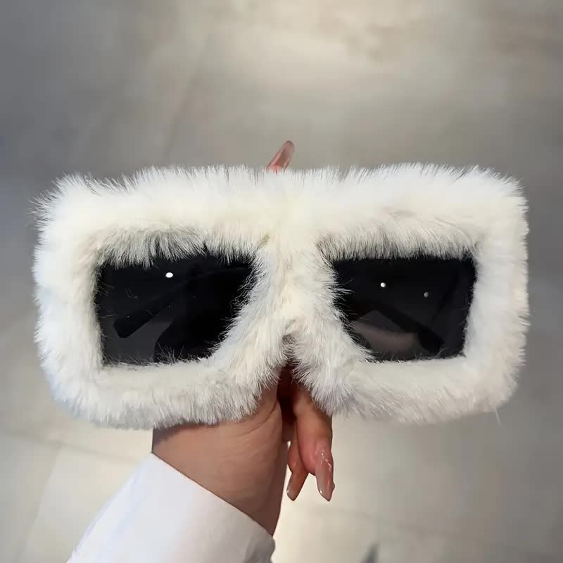 Herz Plüschbrille – Après-Ski Brille