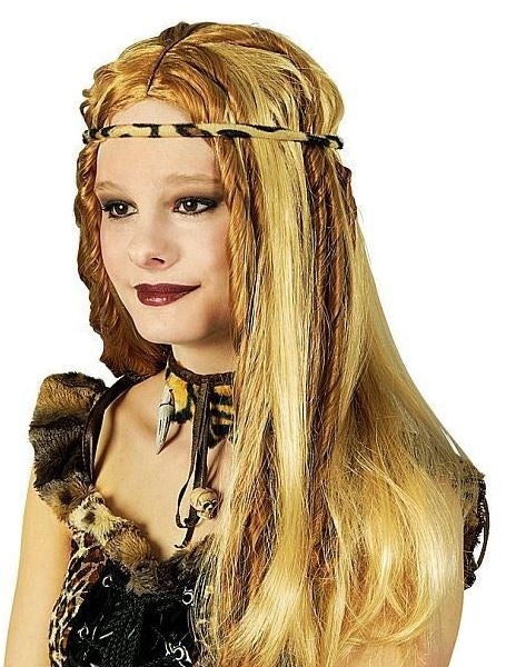 Urmensch Perücke Damen – Hippie Perücke