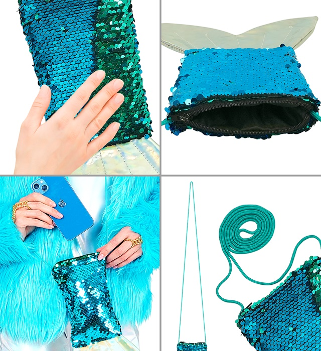 Meerjungfrau Tasche – Pailletten Handtasche