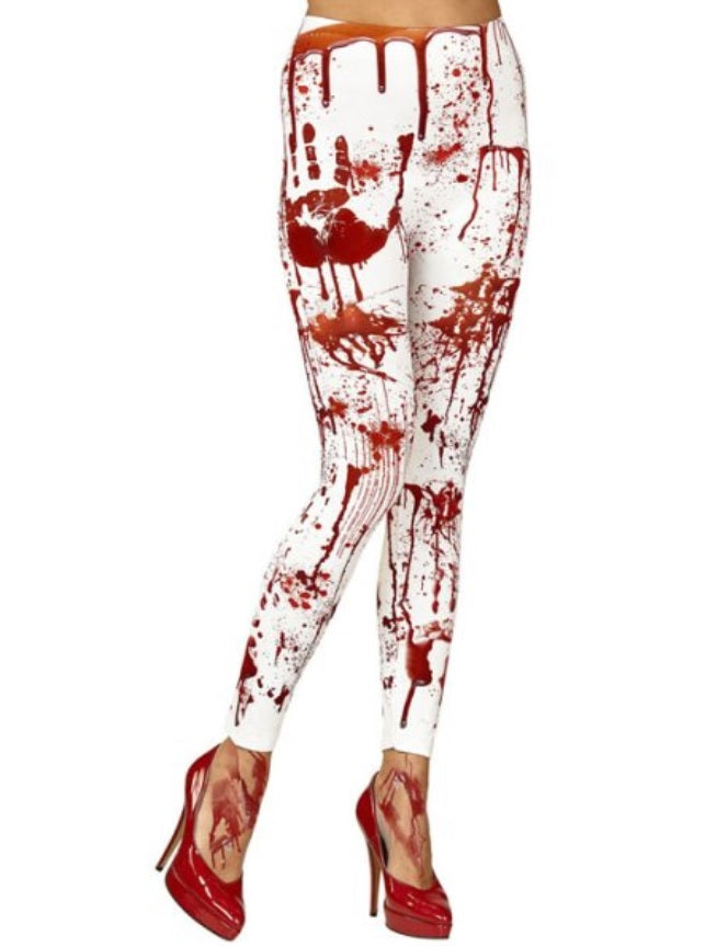 Leggings mit Blut-Print – Bloody Leggings