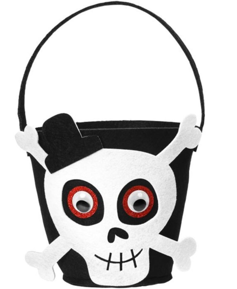 Totenkopf Körbchen – Süsses oder Saures Tasche