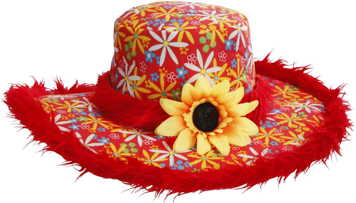 Sommerhut mit Blumen – Damenhut