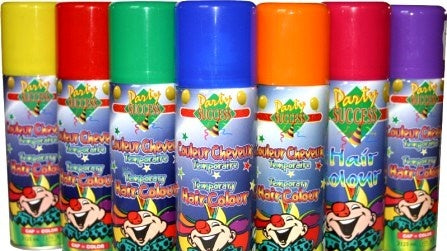 Haarspray Farbspray Party