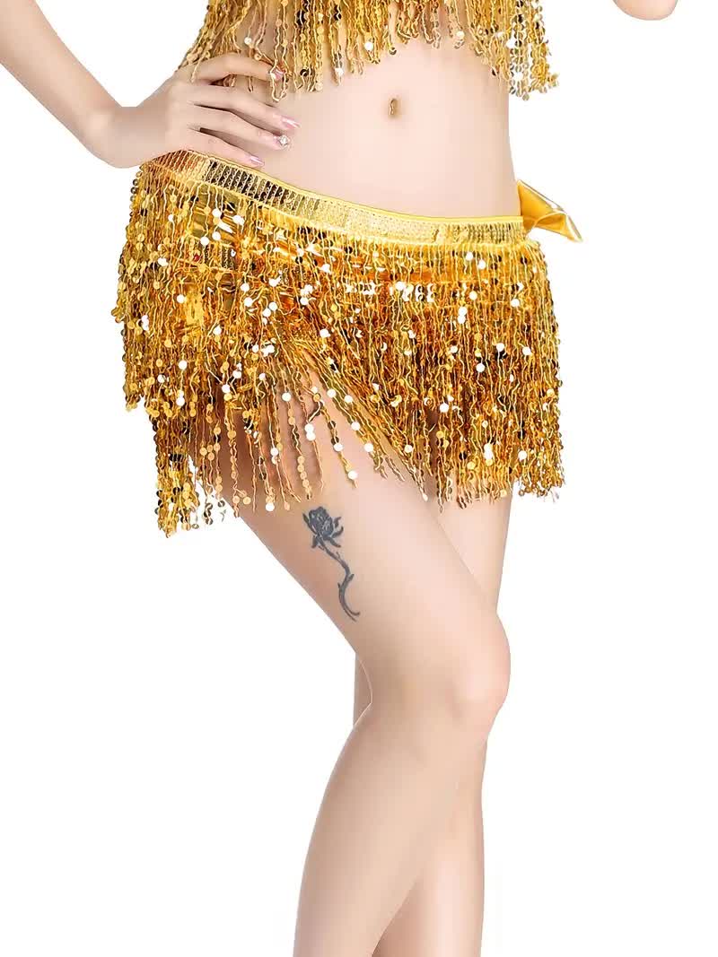 Pailletten Hüfttuch – Festival Dance Skirt