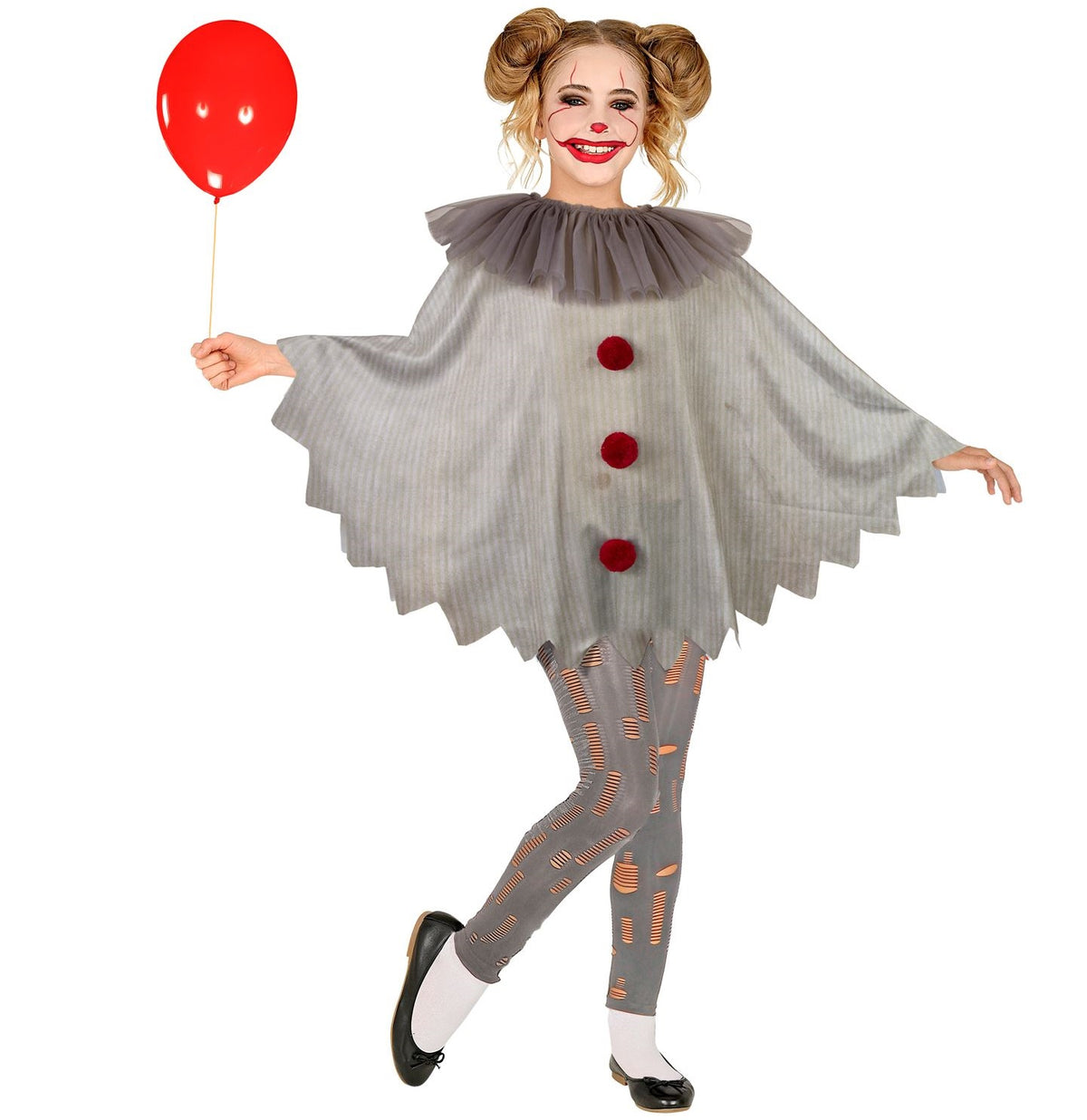 Pennywise Poncho für Kinder – Horror-Clown