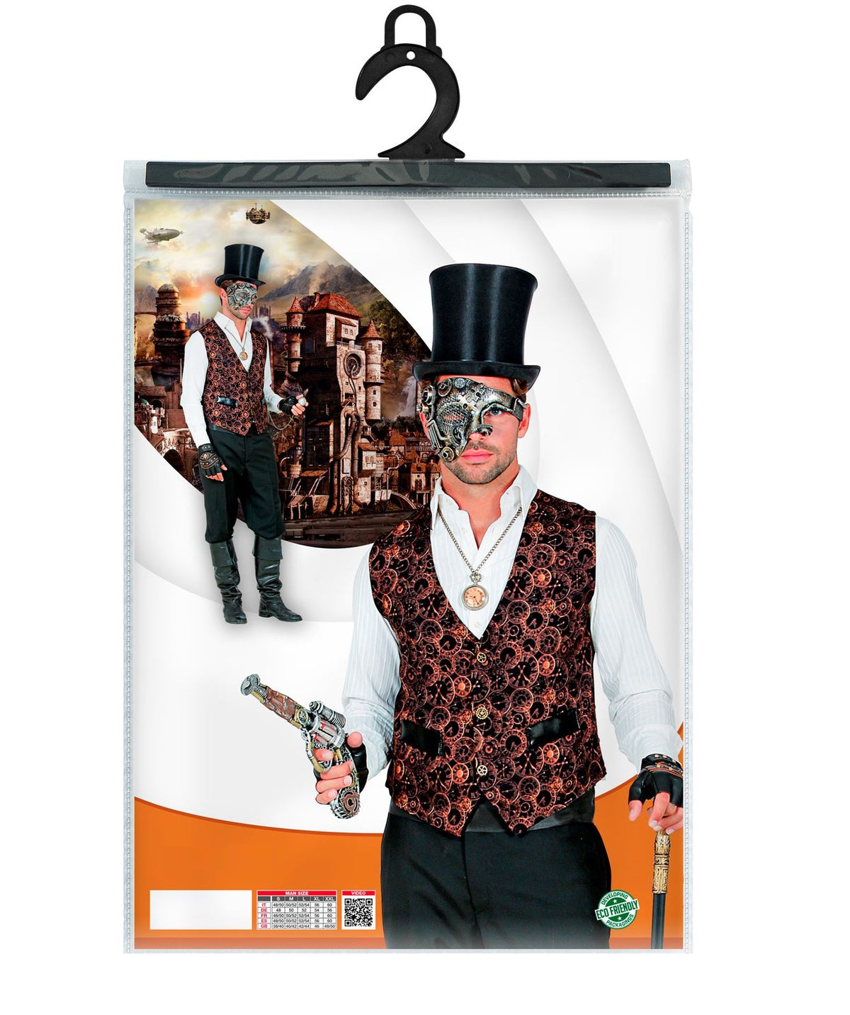 Steampunk Weste – Western mit Zahnrädern