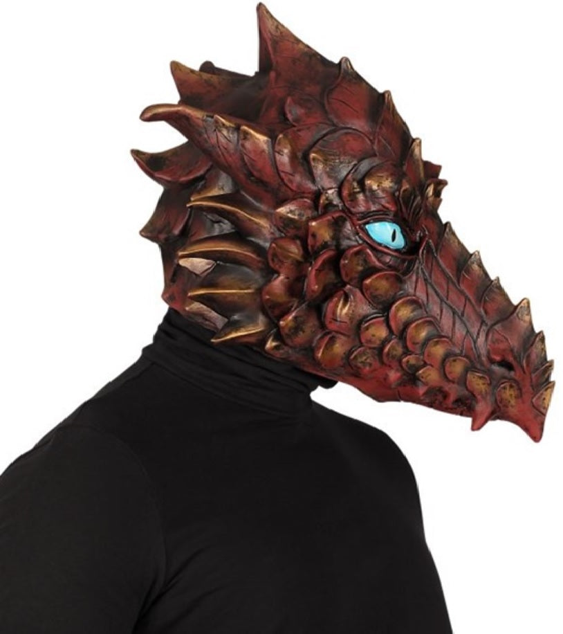 Drachenmaske aus Latex