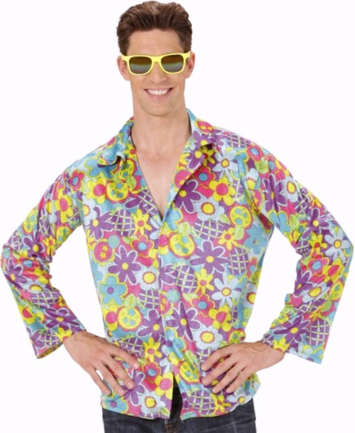 Hippie Shirt mit Blumen – Flower Power