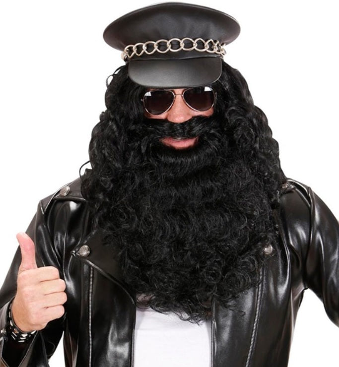 Charakter Bart mit Elastikband – St. Niklaus Bart, Schmutzli Bart