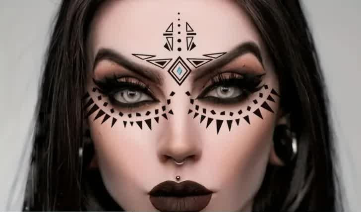 Demon Lady Tattoos – Halloween