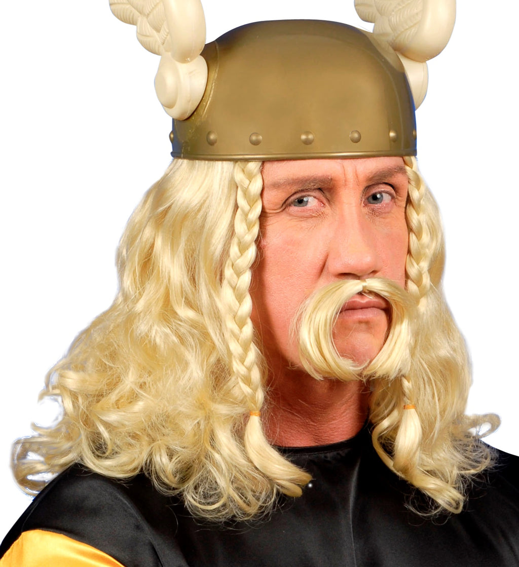 Asterix Perücke mit Schnauz – Gallier
