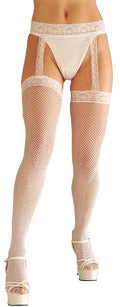 Netzstrümpfe mit Strapsen Burlesque