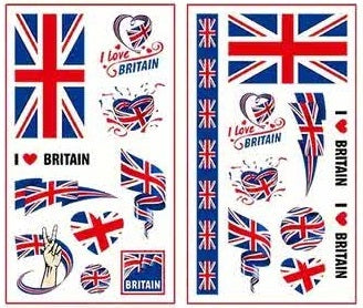 England Tattoos – Fussball Fanartikel