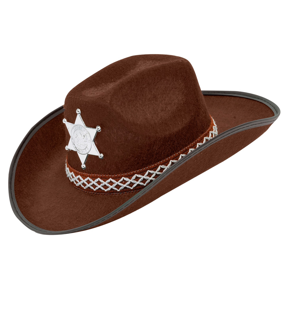 Sheriff Hut für Kinder mit Stern – Western