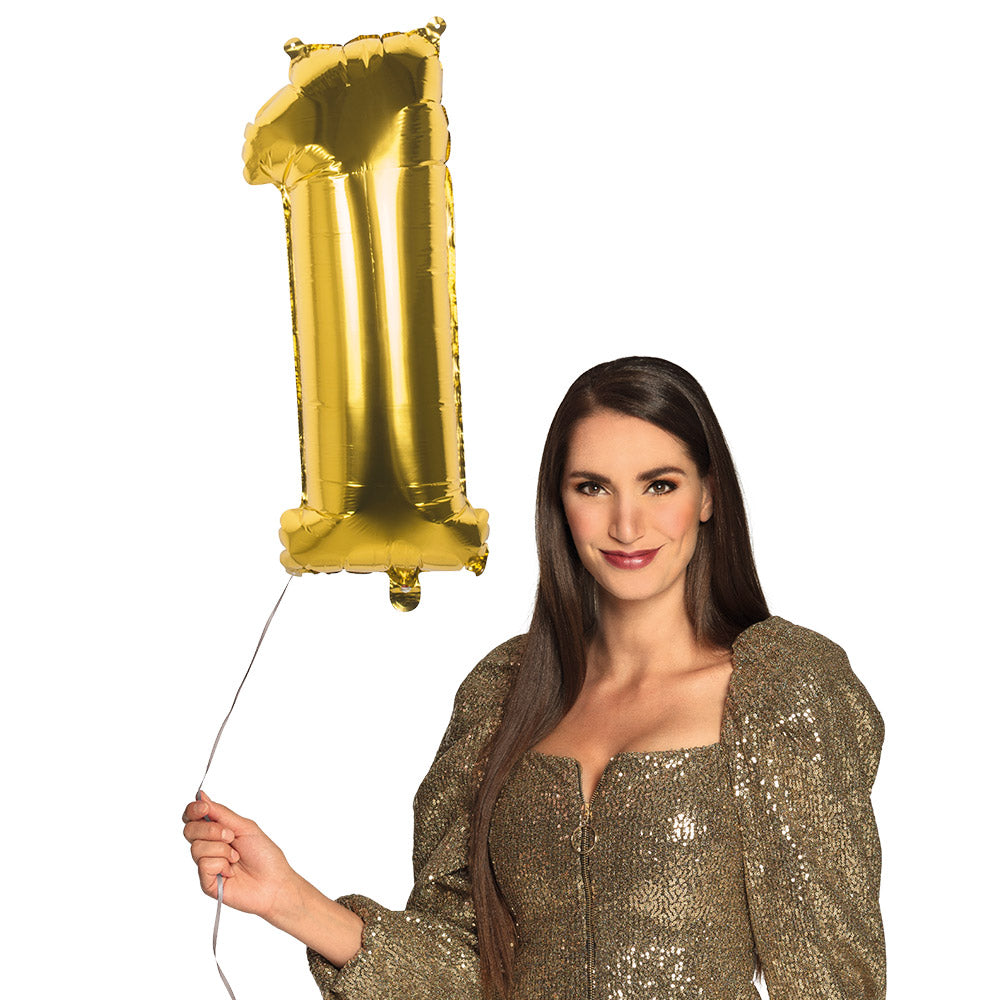 Folienballon Zahl 1 – Geburtstag Deko