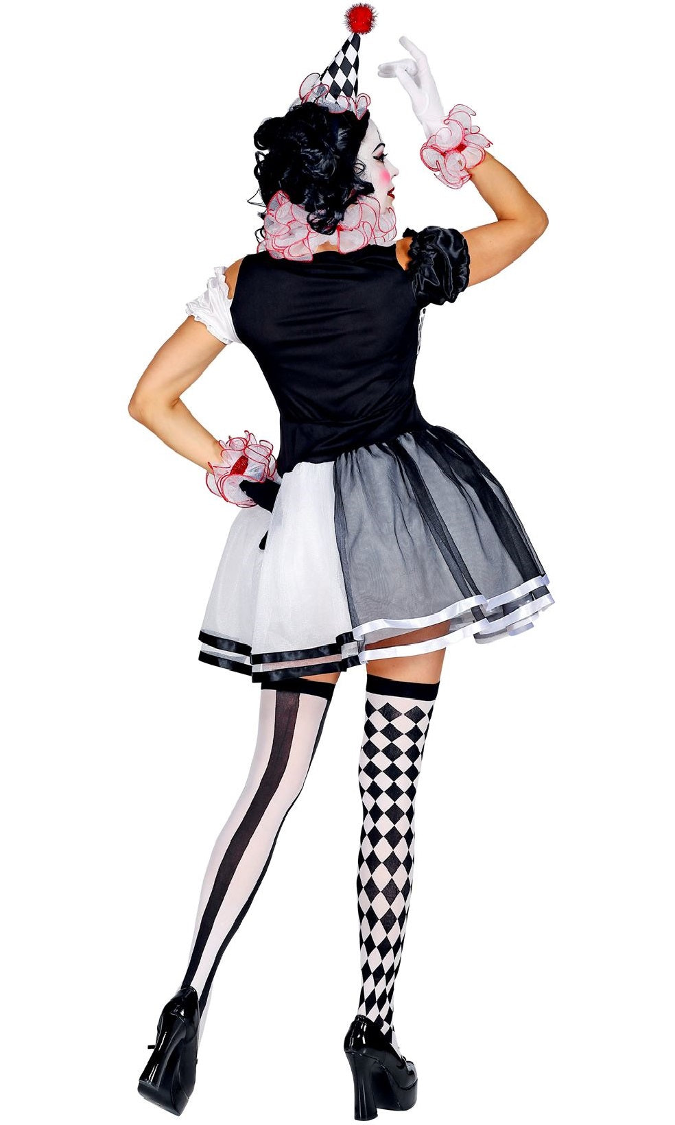 Harlekin Kostüm Deluxe – Pantomime Lady