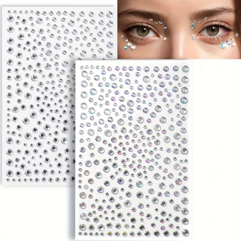 Gesichtsjuwelen Festival Strass
