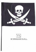 Piratenfahne mit Stab