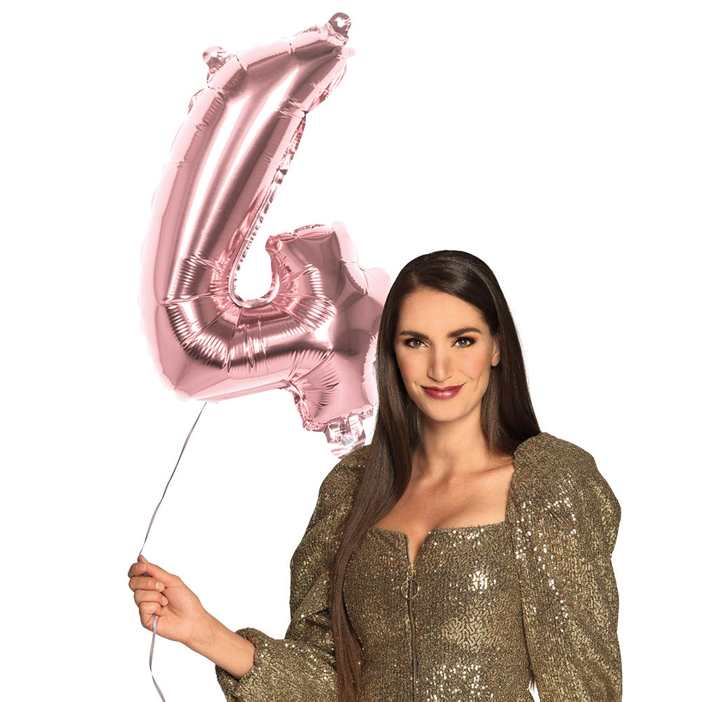 Folienballon Zahl 4 – Geburtstag Deko