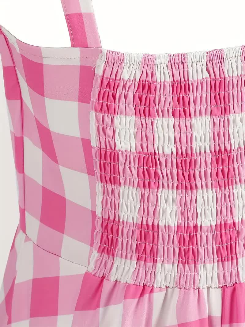 Karo Kleid – inspiriert von Barbie