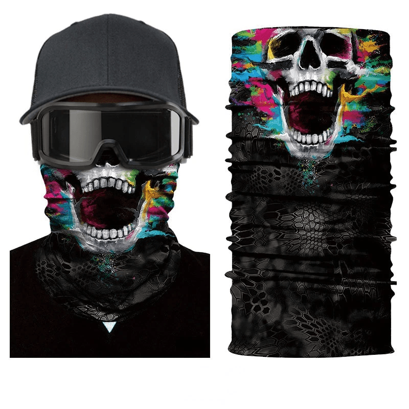 Totenkopf Schalmaske – Cyberpunk