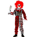 Killer Clown Kostüm für Kinder – Horror Pantomime