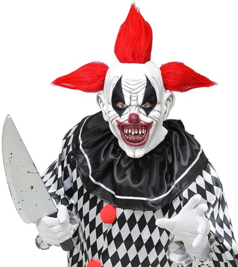 Killer Clown Maske aus Latex – IT, Es, Halloween